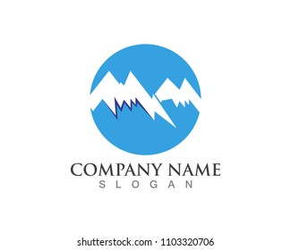 Mountains Logo Template