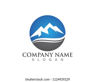 Mountains Logo Template