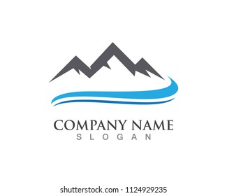 Mountains Logo Template