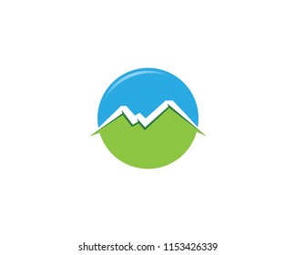Mountains Logo Template
