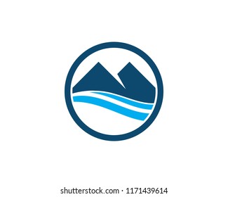 Mountains Logo Template