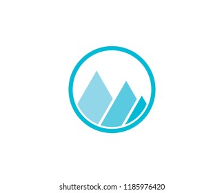 Mountains Logo Template