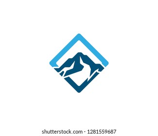 Mountains Logo Template