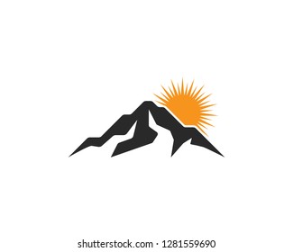 Mountains Logo Template