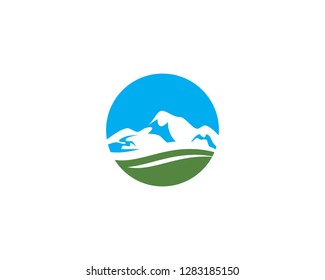 Mountains Logo Template