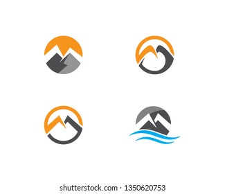 Mountains Logo Template