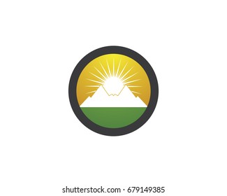 Mountains Logo Template