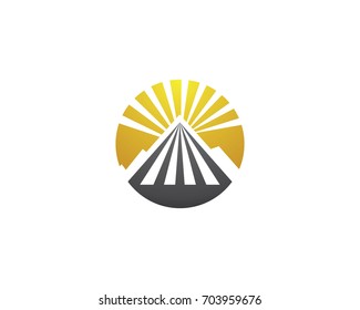 Mountains Logo Template