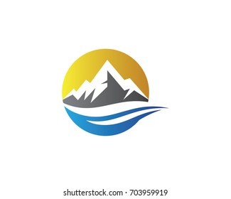 Mountains Logo Template