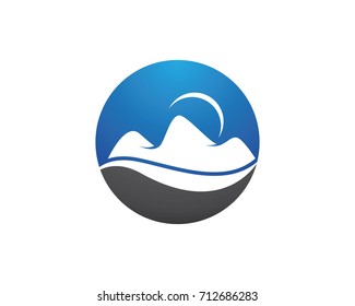 Mountains Logo Template
