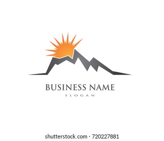 Mountains Logo Template