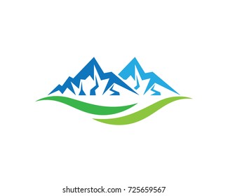 Mountains Logo Template