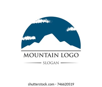 Mountains Logo Template