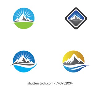 Mountains Logo Template