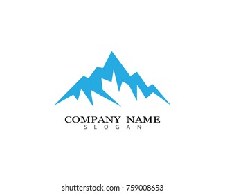Mountains Logo Template