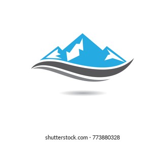 Mountains Logo Template Stock Vector (Royalty Free) 773880328 ...