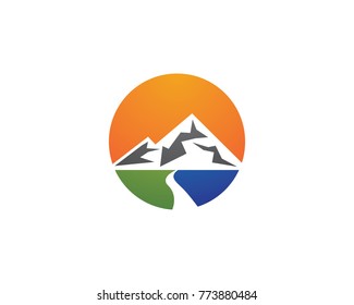 Mountains Logo Template
