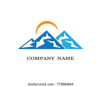 Mountains Logo Template