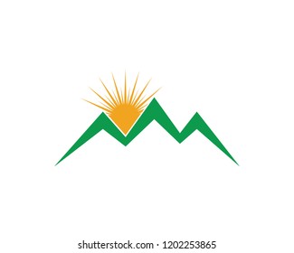 Mountains Logo Template illustration
