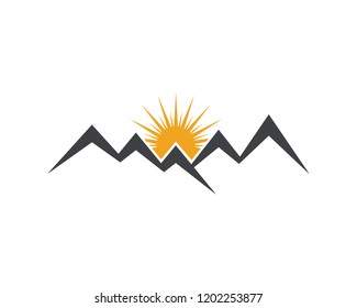Mountains Logo Template illustration
