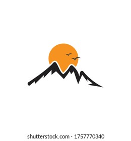 Mountains Logo Template vector design