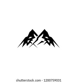 mountains logo vector graphics download template