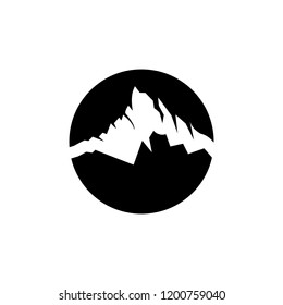 mountains logo vector graphics download template