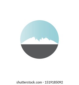 mountains logo vector illustration template