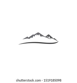 mountains logo vector illustration template