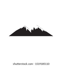 mountains logo vector illustration template
