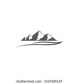 mountains logo vector illustration template