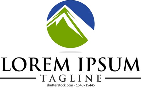 mountains logos vectors, design template