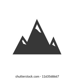 mountains. monochrome icon