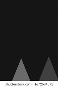 Mountains Panorame Abstract Random Placed Generative Art background illustration