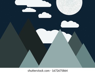 Berge Panorame Abstrakter Zufallsgenerator