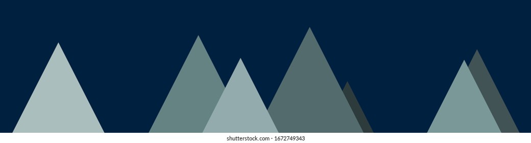 Montañas Panorame Resumen de arte generativo colocado al azar ilustración de fondo