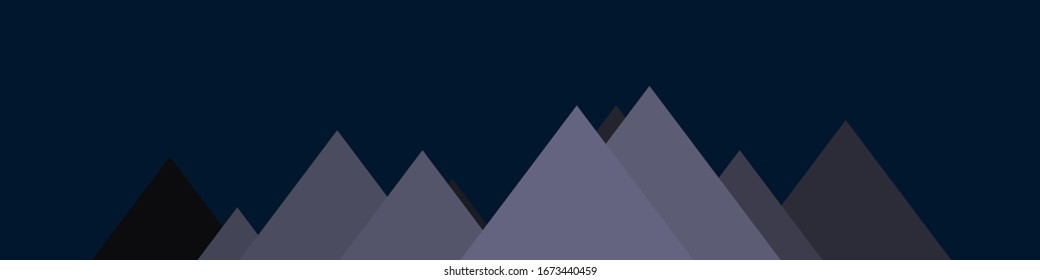 Montañas Panorame Resumen de arte generativo colocado al azar ilustración de fondo