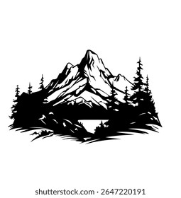  Mountains royalty free  Vector  images