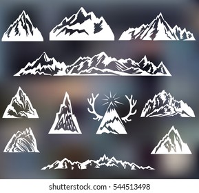 Mountains set