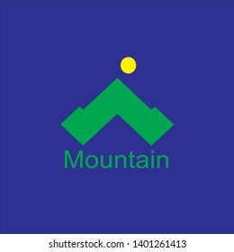 Mountains set vector illustration. logo concept