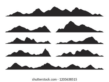 Free Free 151 Silhouette Mountain Range Svg SVG PNG EPS DXF File