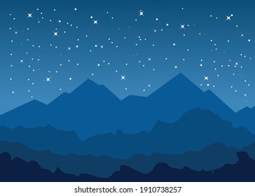 51,085 Mountain night Stock Vectors, Images & Vector Art | Shutterstock