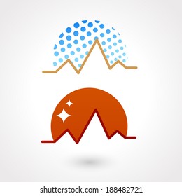 mountains symbol