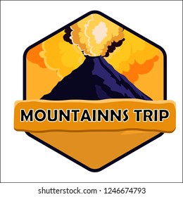 Mountains Trip Logo