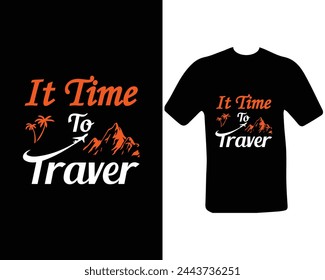 Mountains T-Shirt Design .vector typography t-shirt design. 