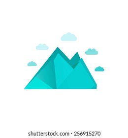 Mountains. Vector eps10 illustration.
