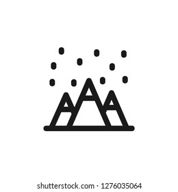 Mountains vector icon