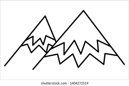 Mountain Lake Vector Illustration Stock Vector (Royalty Free) 1263846325