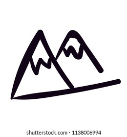 Mountains vector illustration