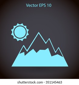 Mountains vector illustration
